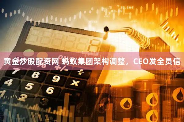 黄金炒股配资网 蚂蚁集团架构调整，CEO发全员信